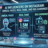 10 AI Influencers on Instagram With Unreal Faces, Real Fame, and Big Earnings