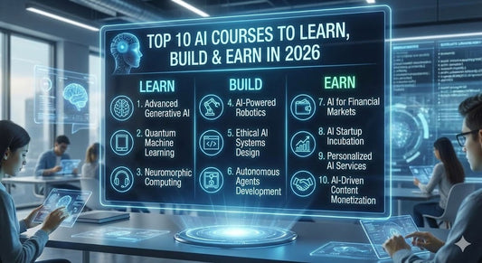 Top 10 AI Courses to Learn, Build & Earn in 2026